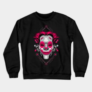 clown head scary Crewneck Sweatshirt